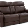 Walker 1580-70 Triple Power Glider Leather 78" Reclining Console Loveseat (2 colors)