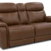 Walker 1580-72 Triple Power Glider Leather 78" Reclining Console Loveseat (2 colors)