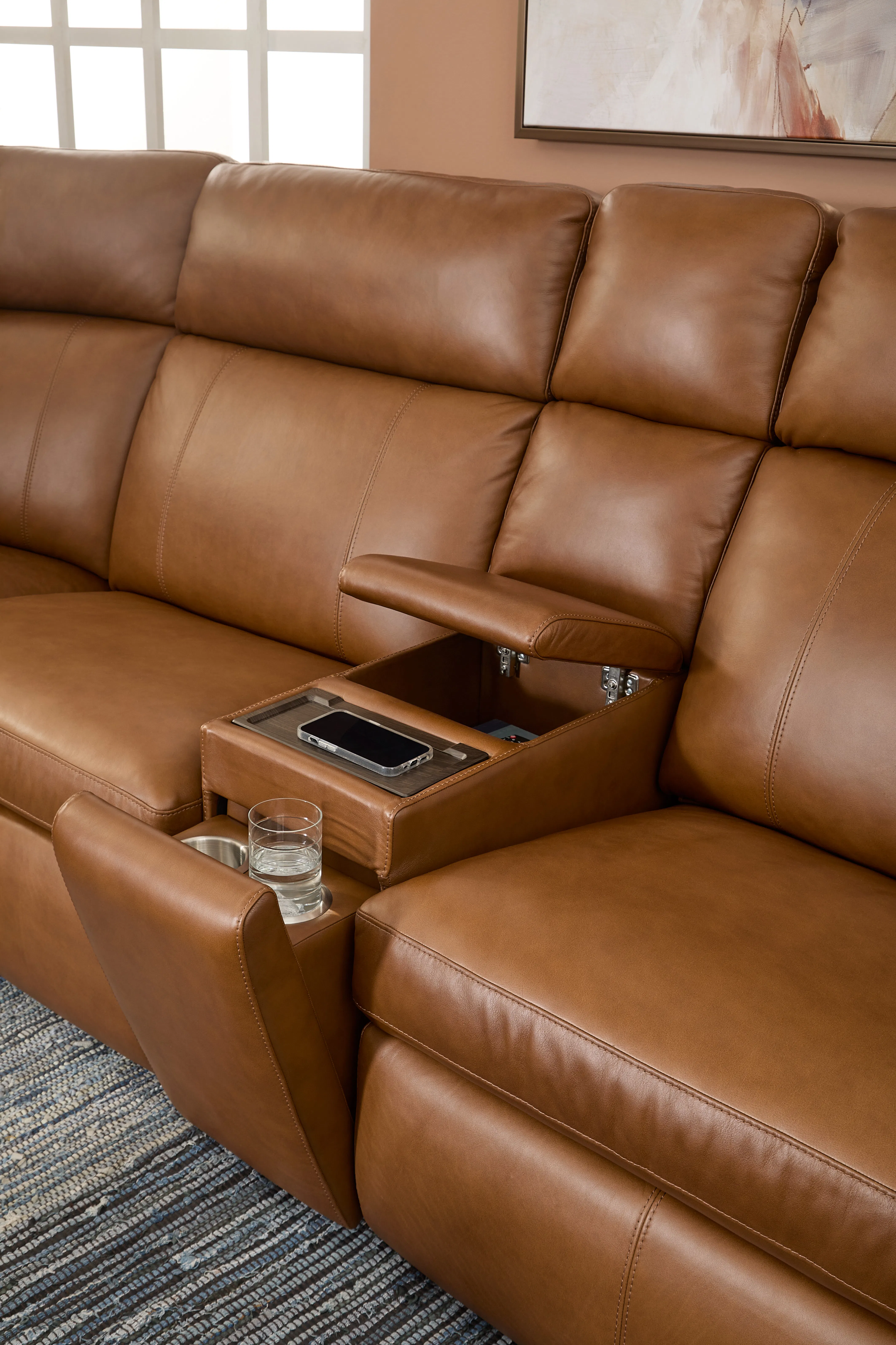 Wyatt 1596 Triple Power Reclining Console Loveseat 705-72 (85") 2 colors - in stock 4 Wyatt 1596 Triple Power Reclining Console Loveseat 705-72 (85") 2 colors - in stock
