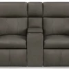 Wyatt 1596 Triple Power Reclining Console Loveseat 705-02 (74") 2 colors - In stock 46 Wyatt 1596 Triple Power Reclining Console Loveseat 705-02 (74") 2 colors - In stock