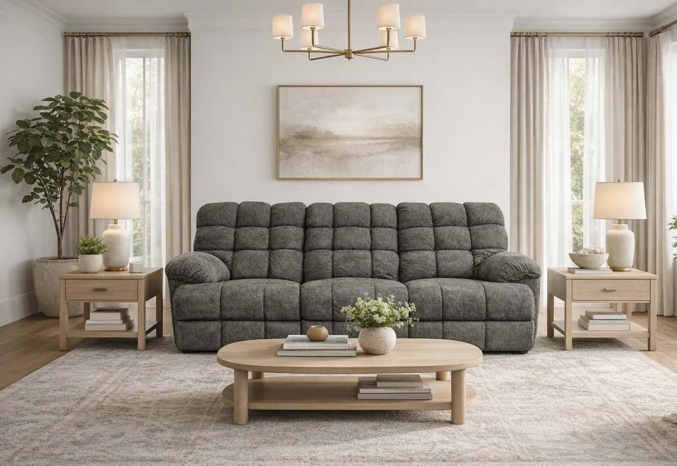Marshmallow 87" Reclining Sofa - EZ200 (+100 Standard and Performance Fabrics) 2 Marshmallow 87" Reclining Sofa - EZ200 (+100 Standard and Performance Fabrics)