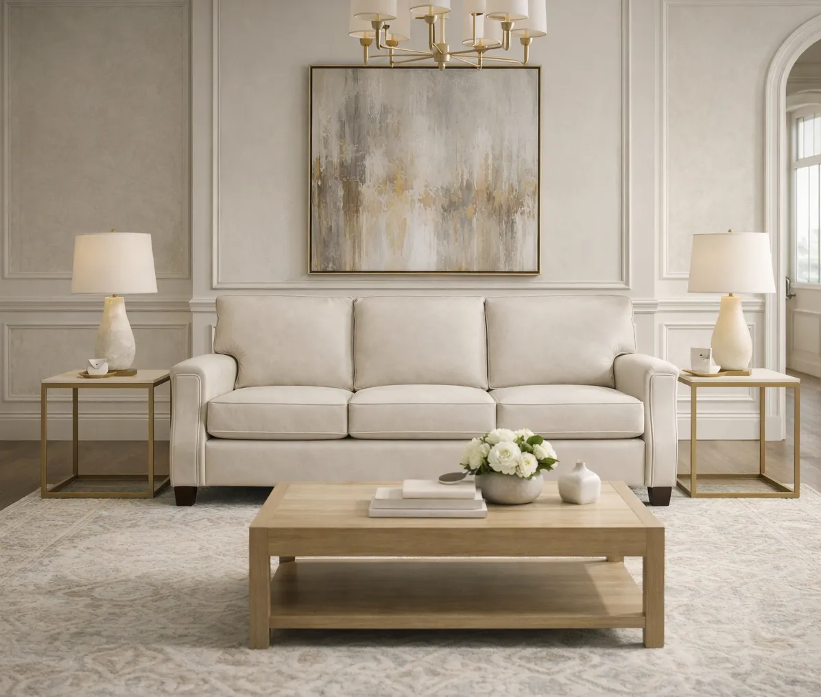 Salem 88" Leather Sofa (+29 Leathers) 11 Salem 88" Leather Sofa (+29 Leathers)