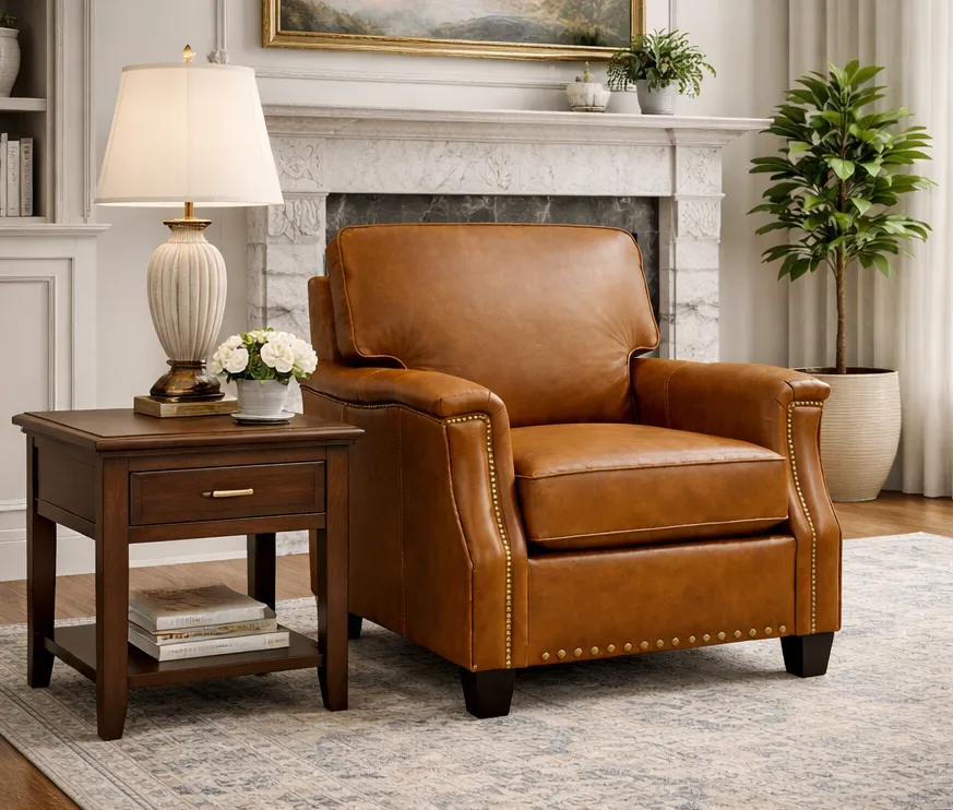 Salem 88" Leather Sofa (+29 Leathers) 19 Salem 88" Leather Sofa (+29 Leathers)