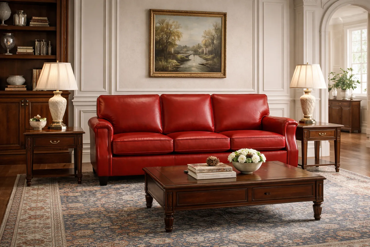 Salem 88" Leather Sofa (+29 Leathers) 9 Salem 88" Leather Sofa (+29 Leathers)