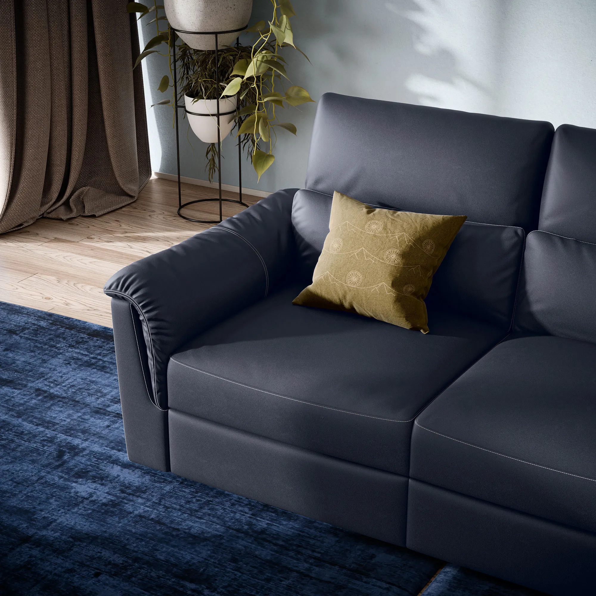 Amorevole C176 Triple Power Reclining Sofa (83" and 91") +50 leathers 15 Amorevole C176 Triple Power Reclining Sofa (83" and 91") +50 leathers