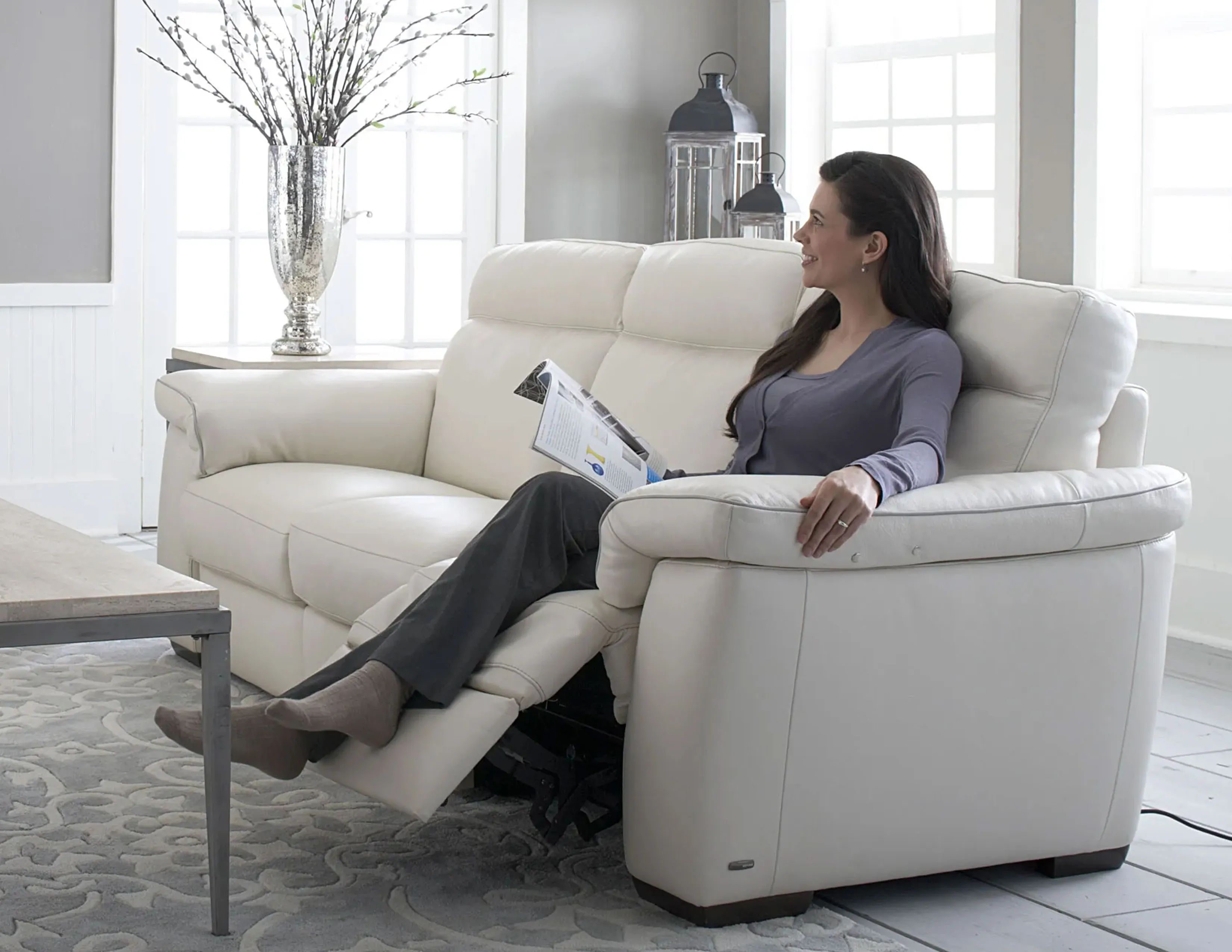 Brivido B757 Power Reclining Sofa (+50 leathers) 81" and 92" 3 Brivido B757 Power Reclining Sofa (+50 leathers) 81" and 92"