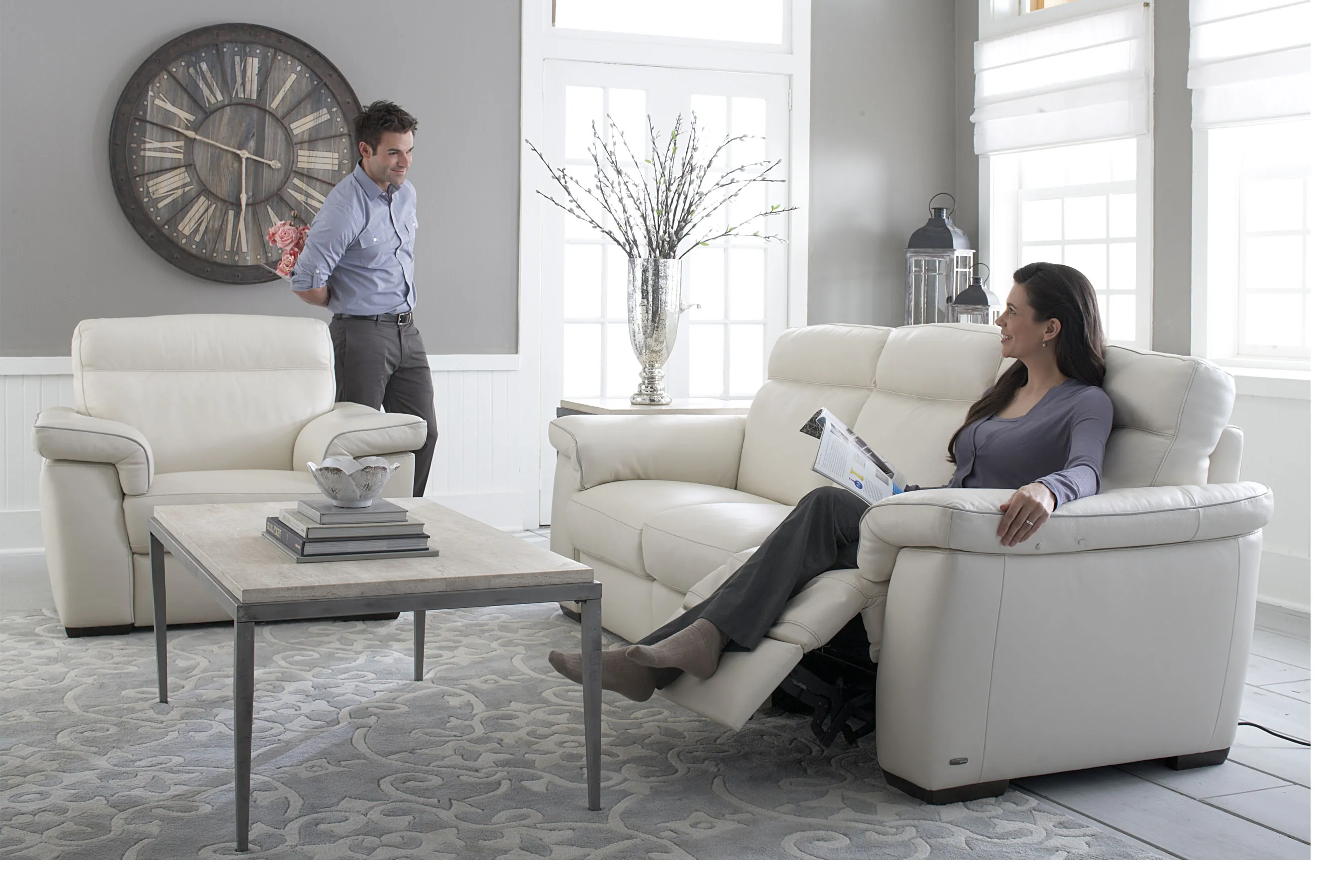 Brivido B757 Power Reclining Sofa (+50 leathers) 81" and 92" 5 Brivido B757 Power Reclining Sofa (+50 leathers) 81" and 92"