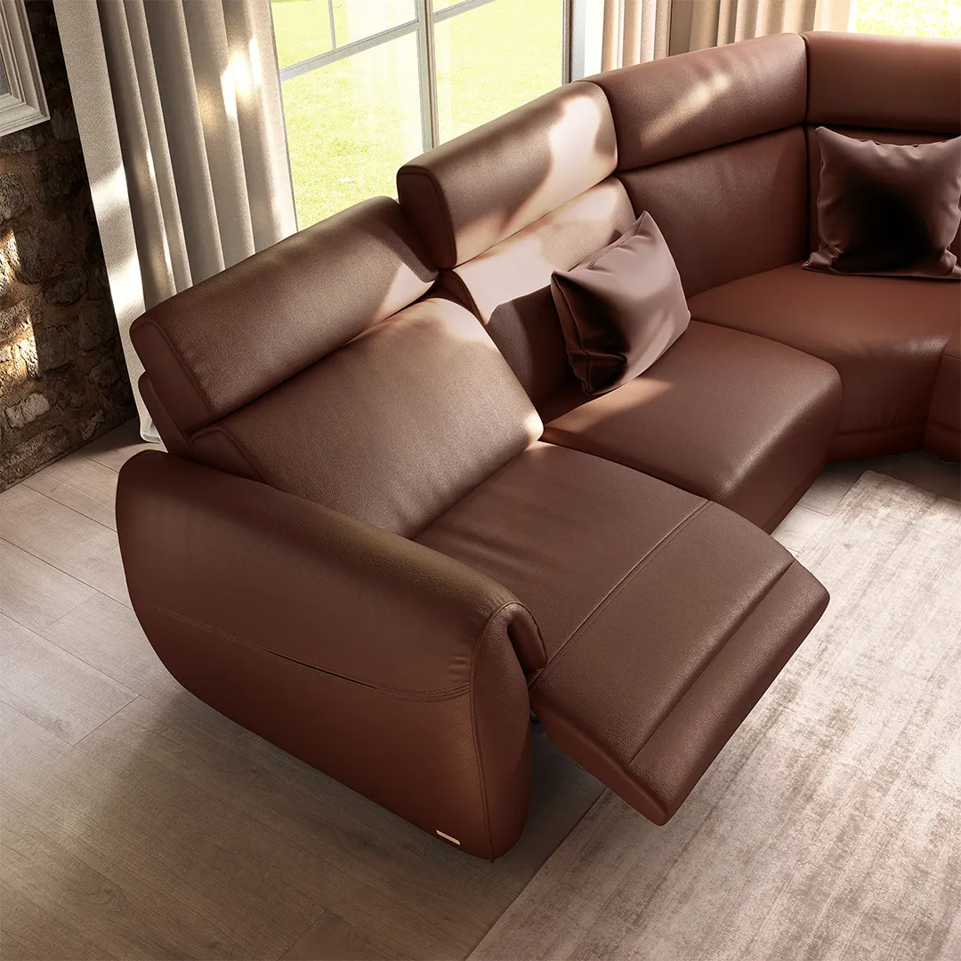 Nuvia C328 Triple Power Reclining Sofa (104") +45 fabrics 12 Nuvia C328 Triple Power Reclining Sofa (104") +45 fabrics