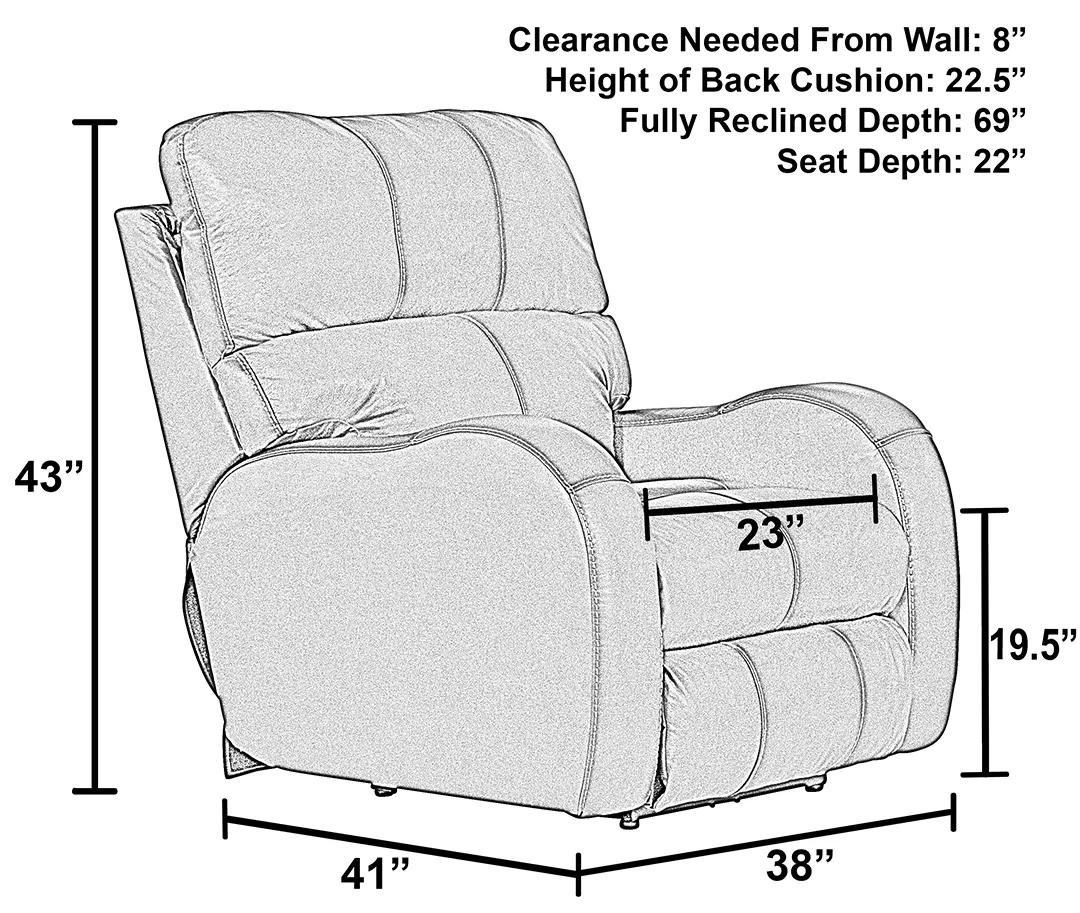 Angelo 83" Lay Flat Power Headrest Power Reclining Leather Sofa (2 colors) 33 Angelo 83" Lay Flat Power Headrest Power Reclining Leather Sofa (2 colors)