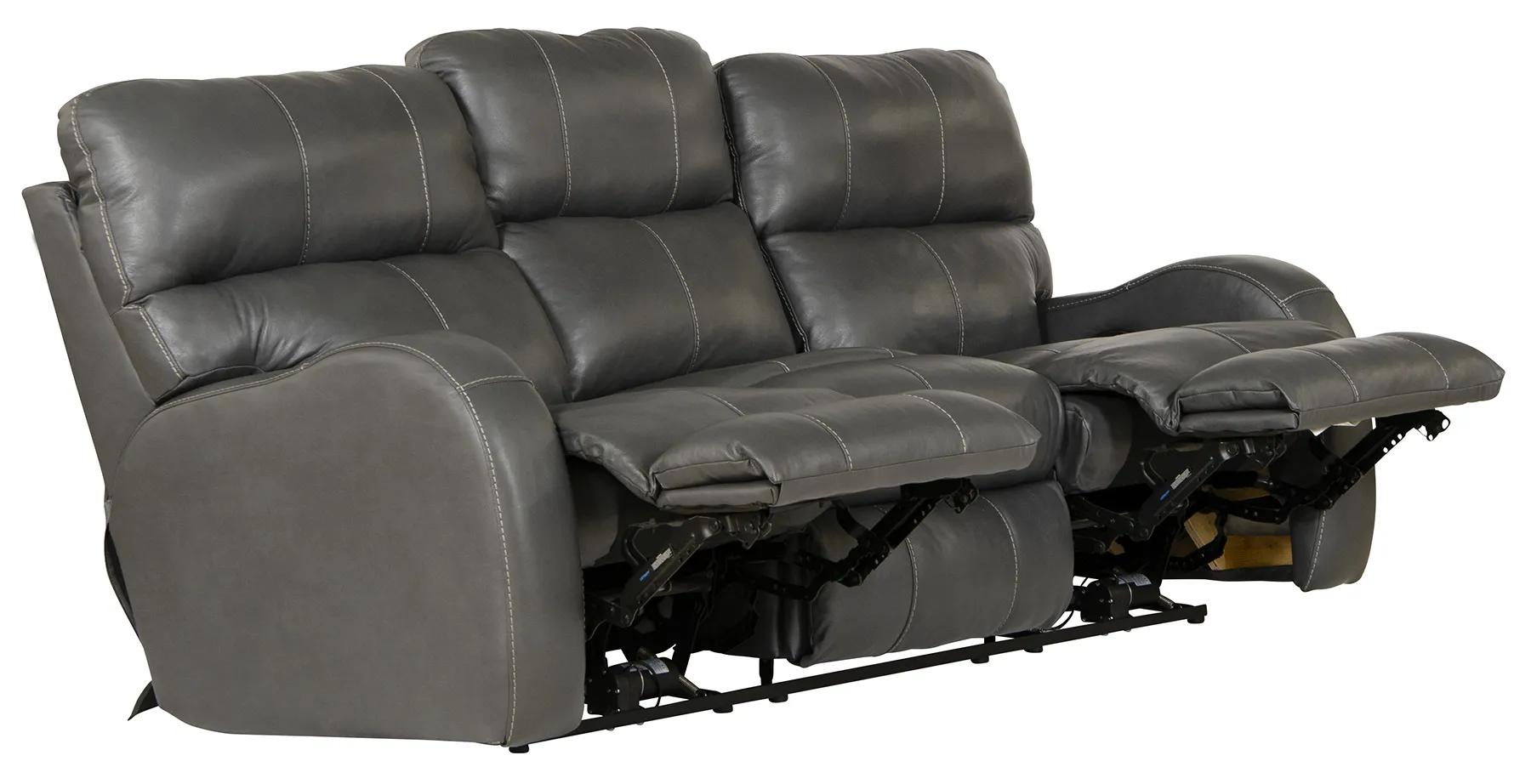 Angelo 83" Lay Flat Power Headrest Power Reclining Leather Sofa (2 colors) 6 Angelo 83" Lay Flat Power Headrest Power Reclining Leather Sofa (2 colors)