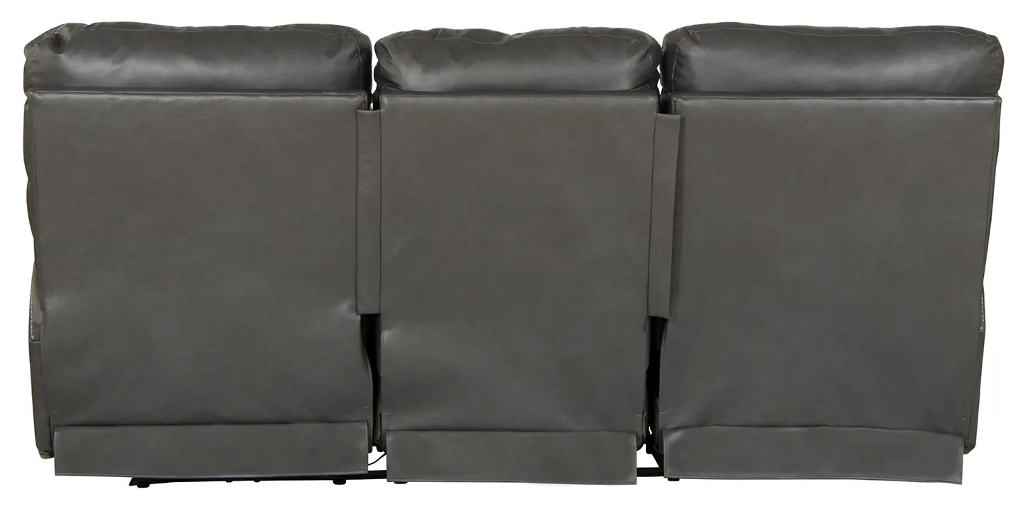 Angelo 83" Lay Flat Power Headrest Power Reclining Leather Sofa (2 colors) 8 Angelo 83" Lay Flat Power Headrest Power Reclining Leather Sofa (2 colors)