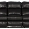 Angelo 83" Lay Flat Power Headrest Power Reclining Leather Sofa (two colors)