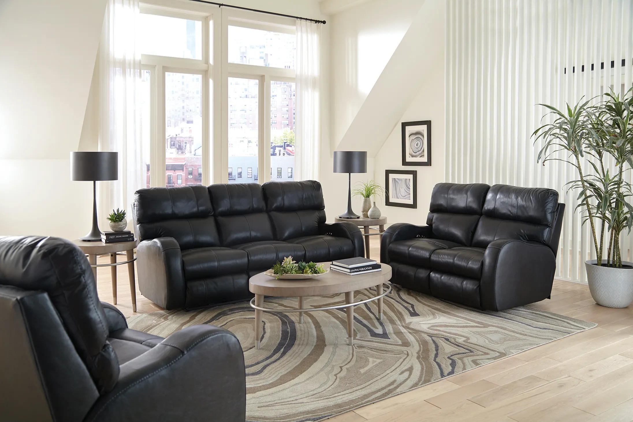 Angelo 83" Lay Flat Power Headrest Power Reclining Leather Sofa (two colors) 11 Angelo 83" Lay Flat Power Headrest Power Reclining Leather Sofa (two colors)