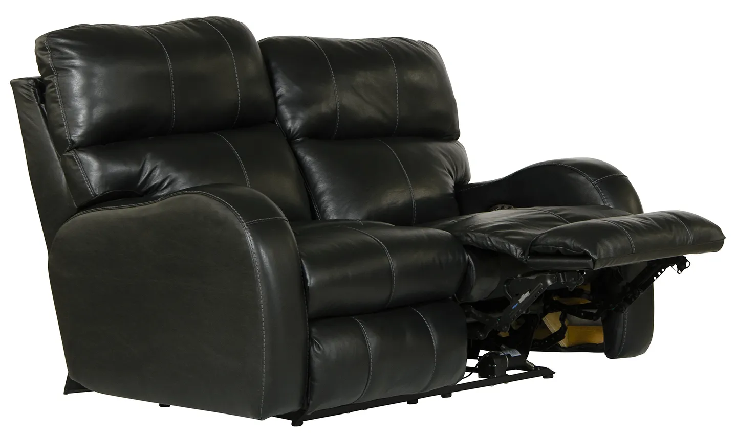 Angelo 83" Lay Flat Power Headrest Power Reclining Leather Sofa (two colors) 18 Angelo 83" Lay Flat Power Headrest Power Reclining Leather Sofa (two colors)