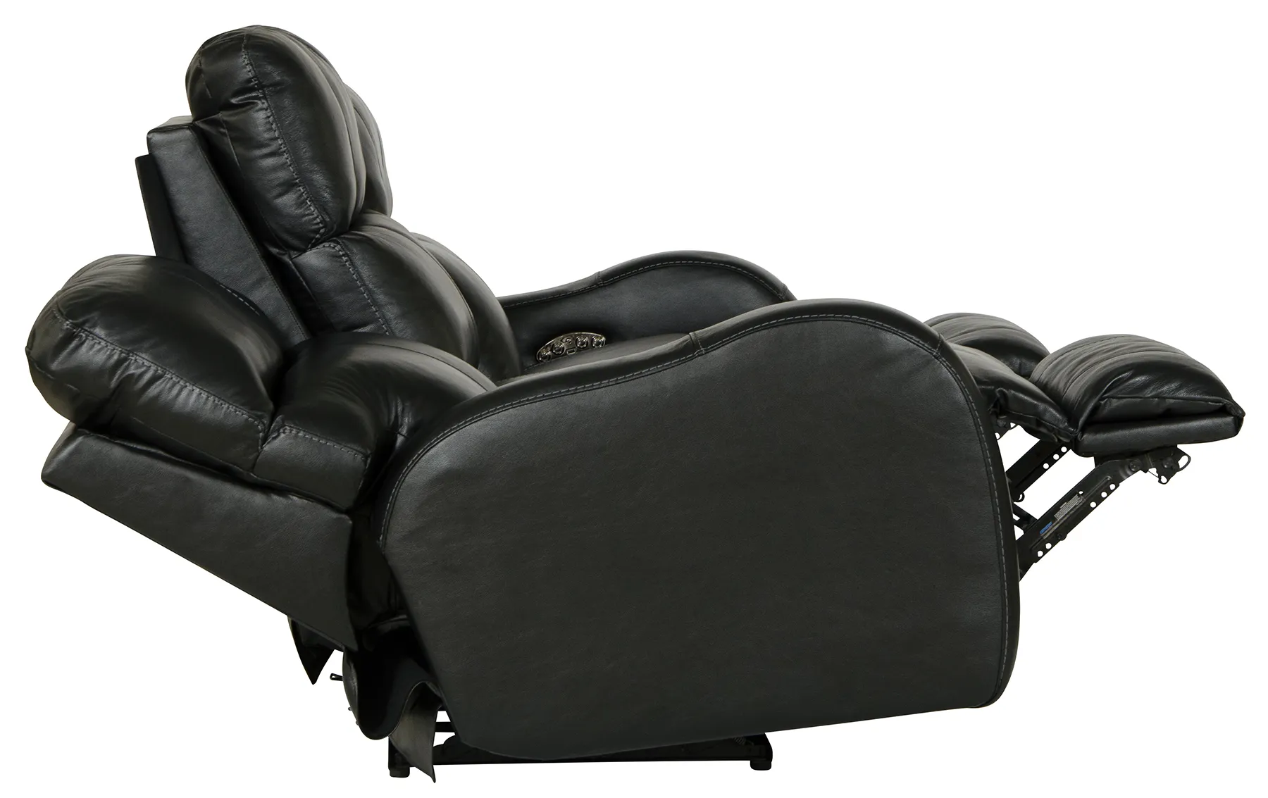 Angelo 83" Lay Flat Power Headrest Power Reclining Leather Sofa (two colors) 19 Angelo 83" Lay Flat Power Headrest Power Reclining Leather Sofa (two colors)