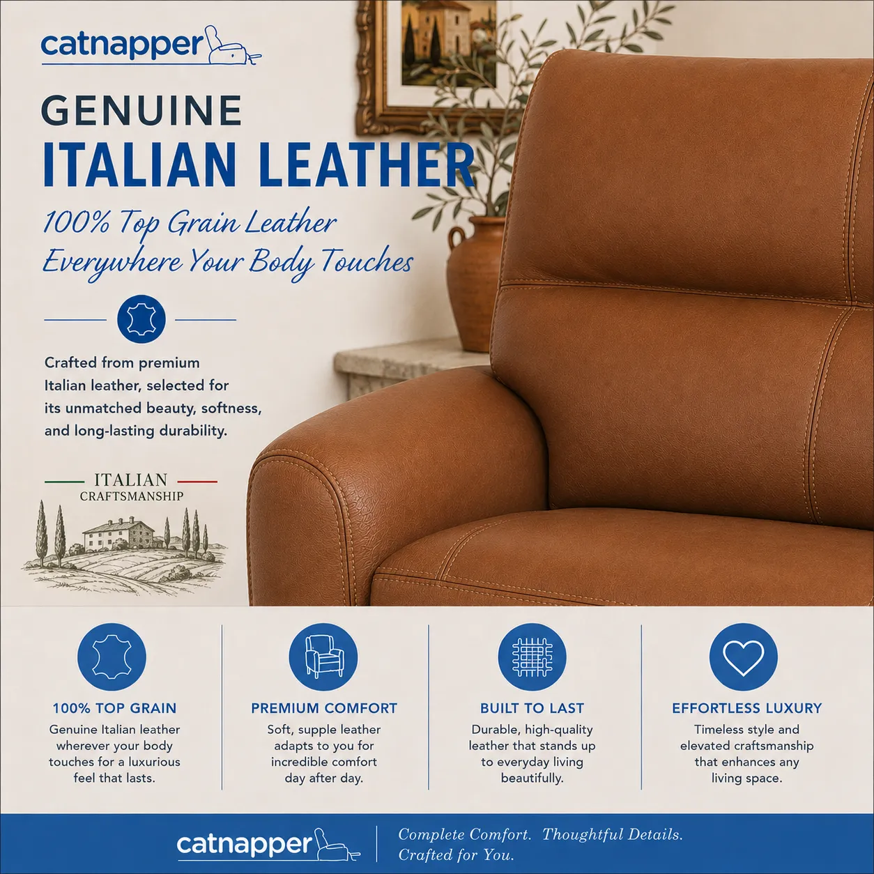 Angelo 83" Lay Flat Power Headrest Power Reclining Leather Sofa (two colors) 24 Angelo 83" Lay Flat Power Headrest Power Reclining Leather Sofa (two colors)