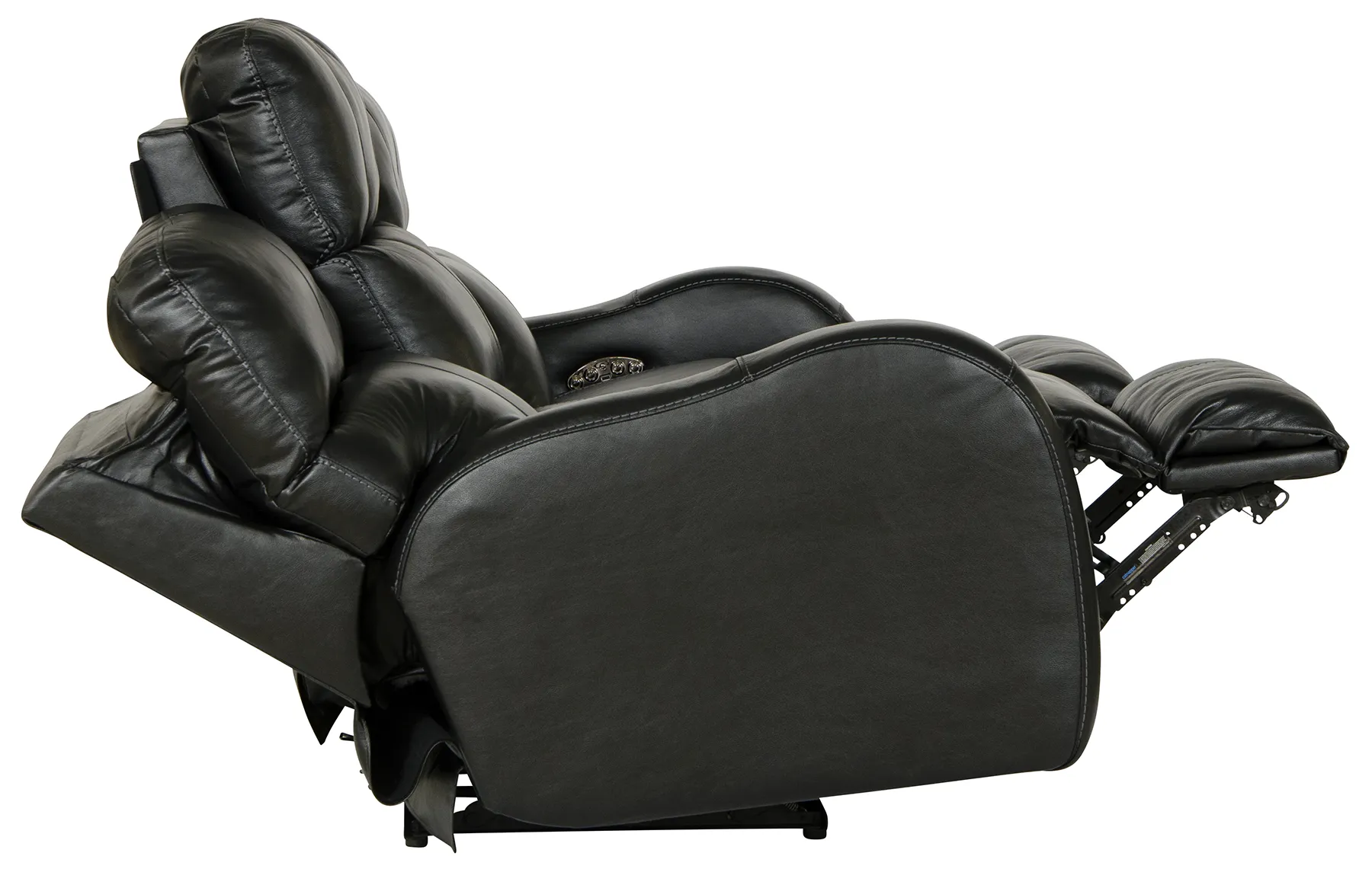 Angelo 83" Lay Flat Power Headrest Power Reclining Leather Sofa (two colors) 4 Angelo 83" Lay Flat Power Headrest Power Reclining Leather Sofa (two colors)