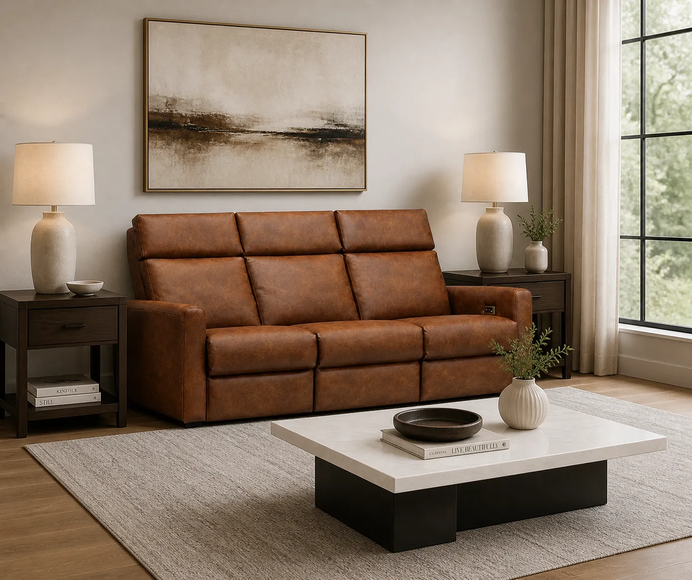 Lillian 73" Reclining Sofa (+140 leathers) 18 Lillian 73" Reclining Sofa (+140 leathers)