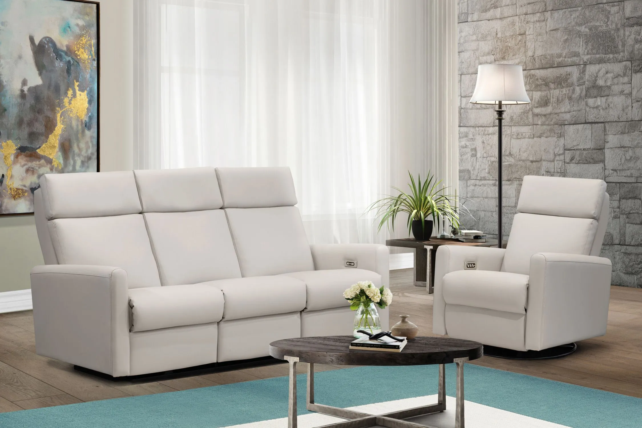 Lillian 73" Reclining Sofa (+140 leathers) 4 Lillian 73" Reclining Sofa (+140 leathers)
