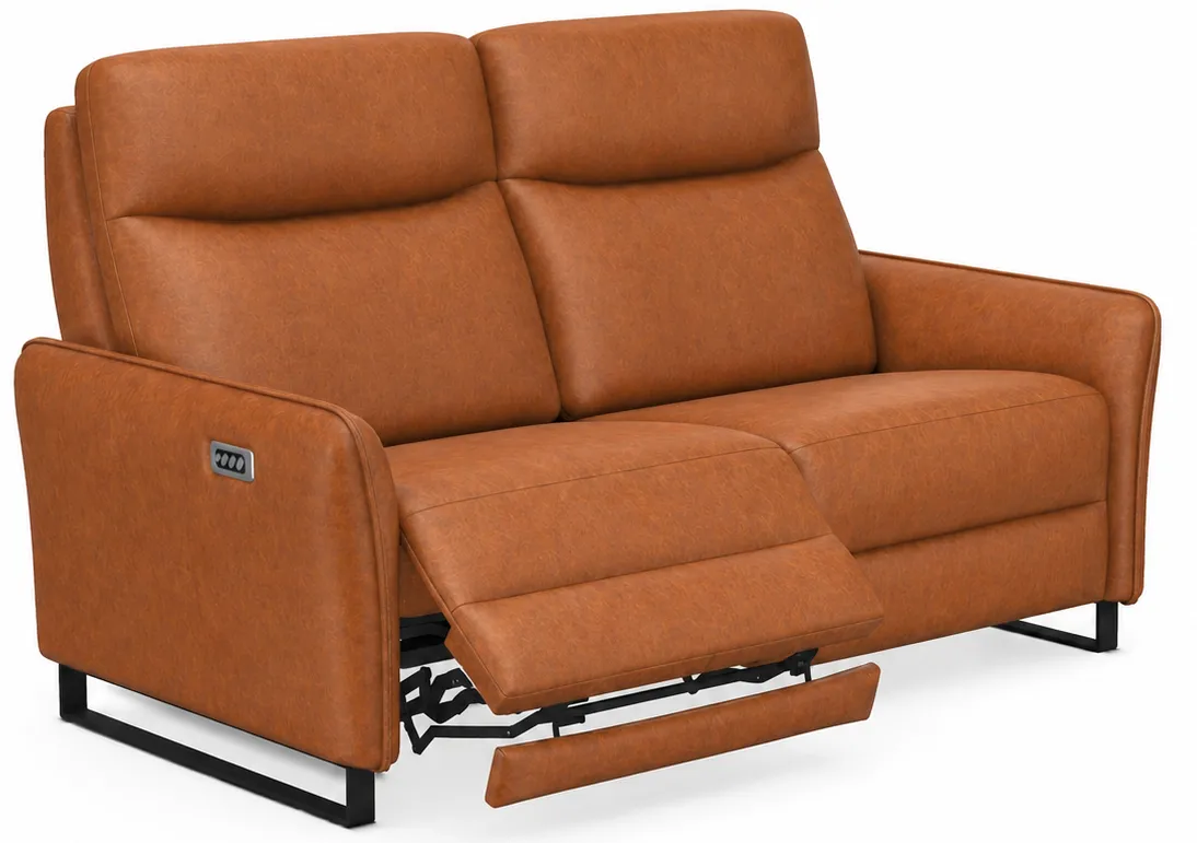 Flora Dual Power Reclining Sofa — Available in Standard & Wide Cushions, 140+ Leather Options, and 75", 80", or 107" Widths 1 Flora Dual Power Reclining Sofa — Available in Standard & Wide Cushions, 140+ Leather Options, and 75", 80", or 107" Widths