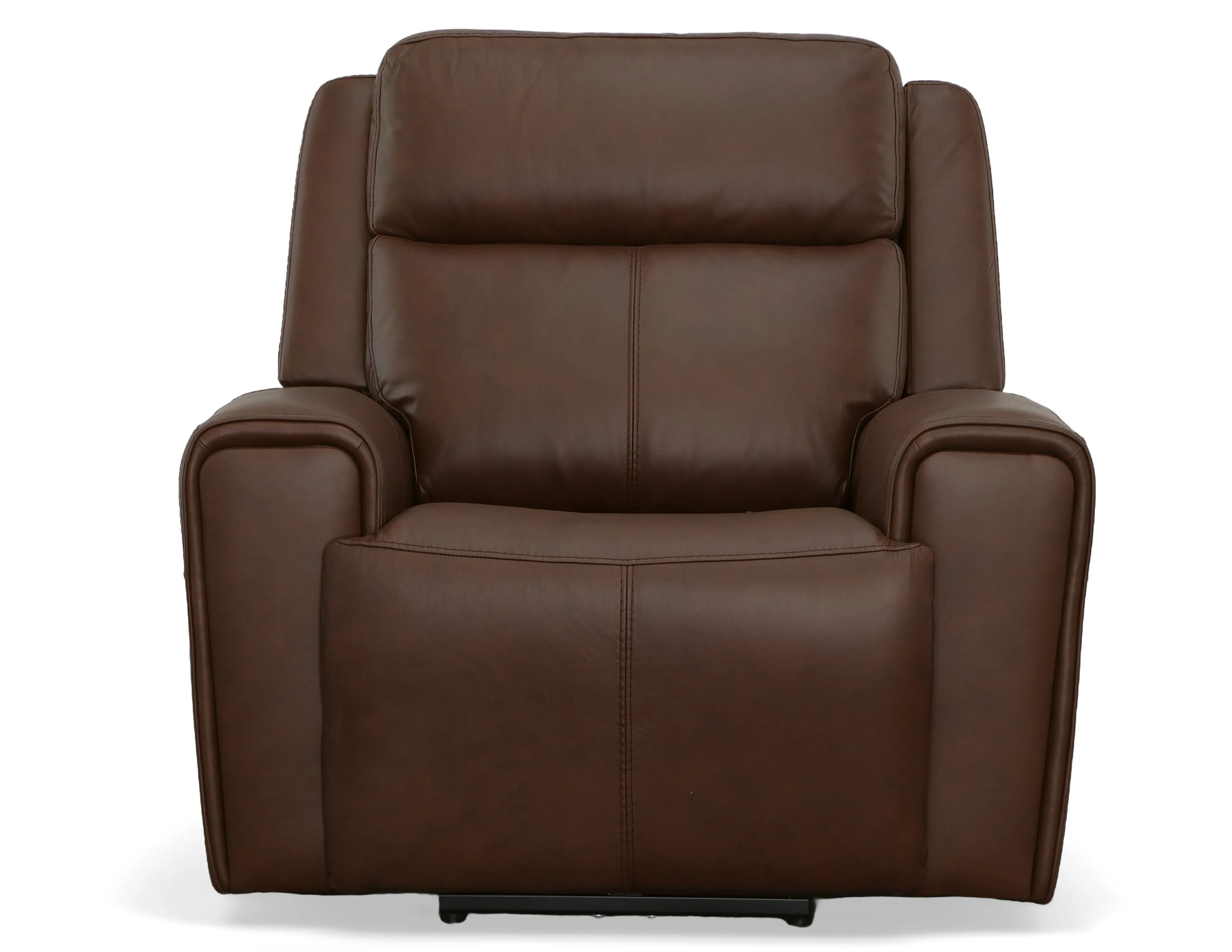 Barnett Power Reclining Loveseat with Console and Power Headrests and Lumbar (Chocolate leather) in stock 16 Barnett Power Reclining Loveseat with Console and Power Headrests and Lumbar (Chocolate leather) in stock