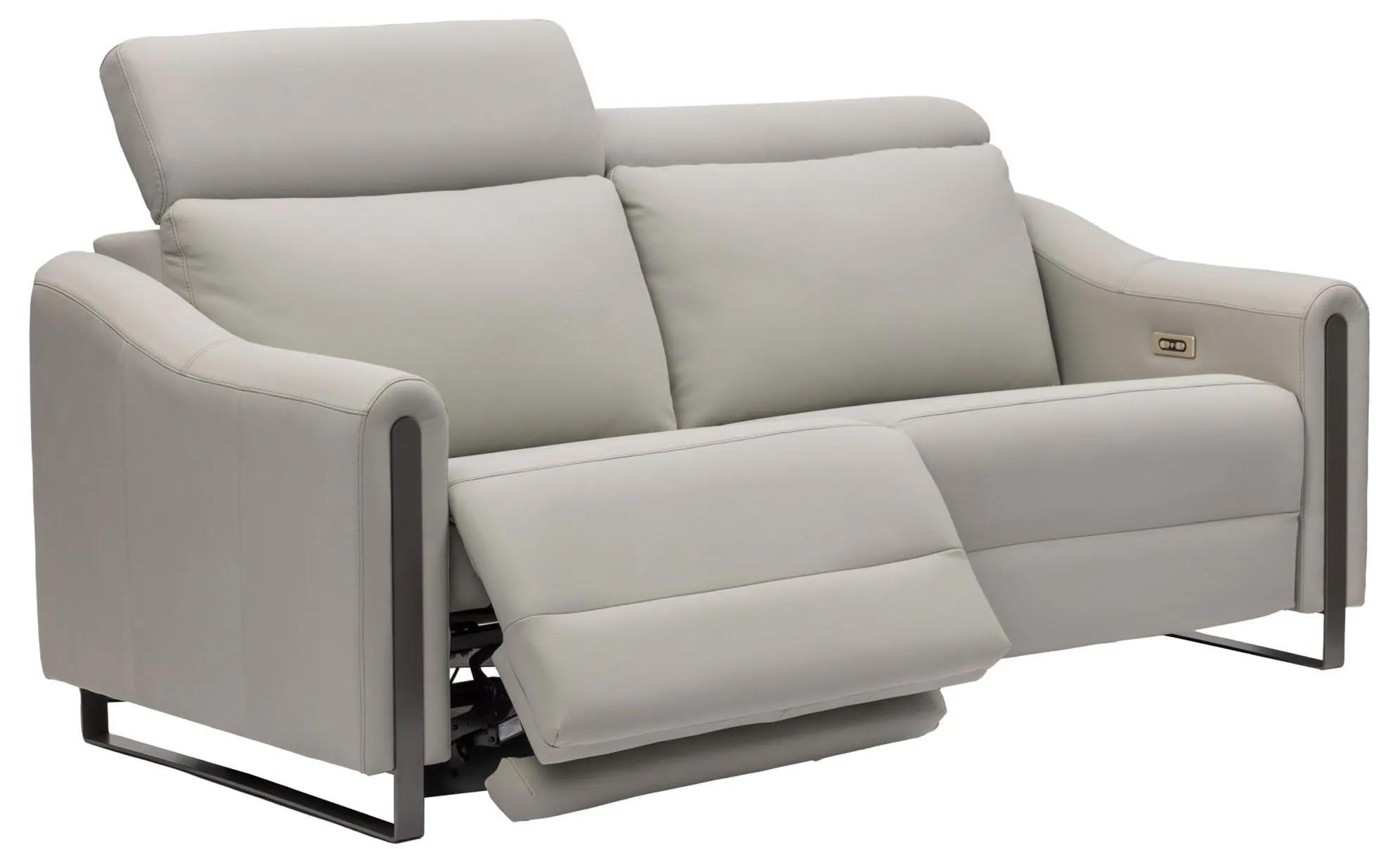 John Dual Power Reclining Sofa — Available in Standard & Wide Cushions, 140+ Leather Options, and 78", 82", or 110" Widths 1 John Dual Power Reclining Sofa — Available in Standard & Wide Cushions, 140+ Leather Options, and 78", 82", or 110" Widths