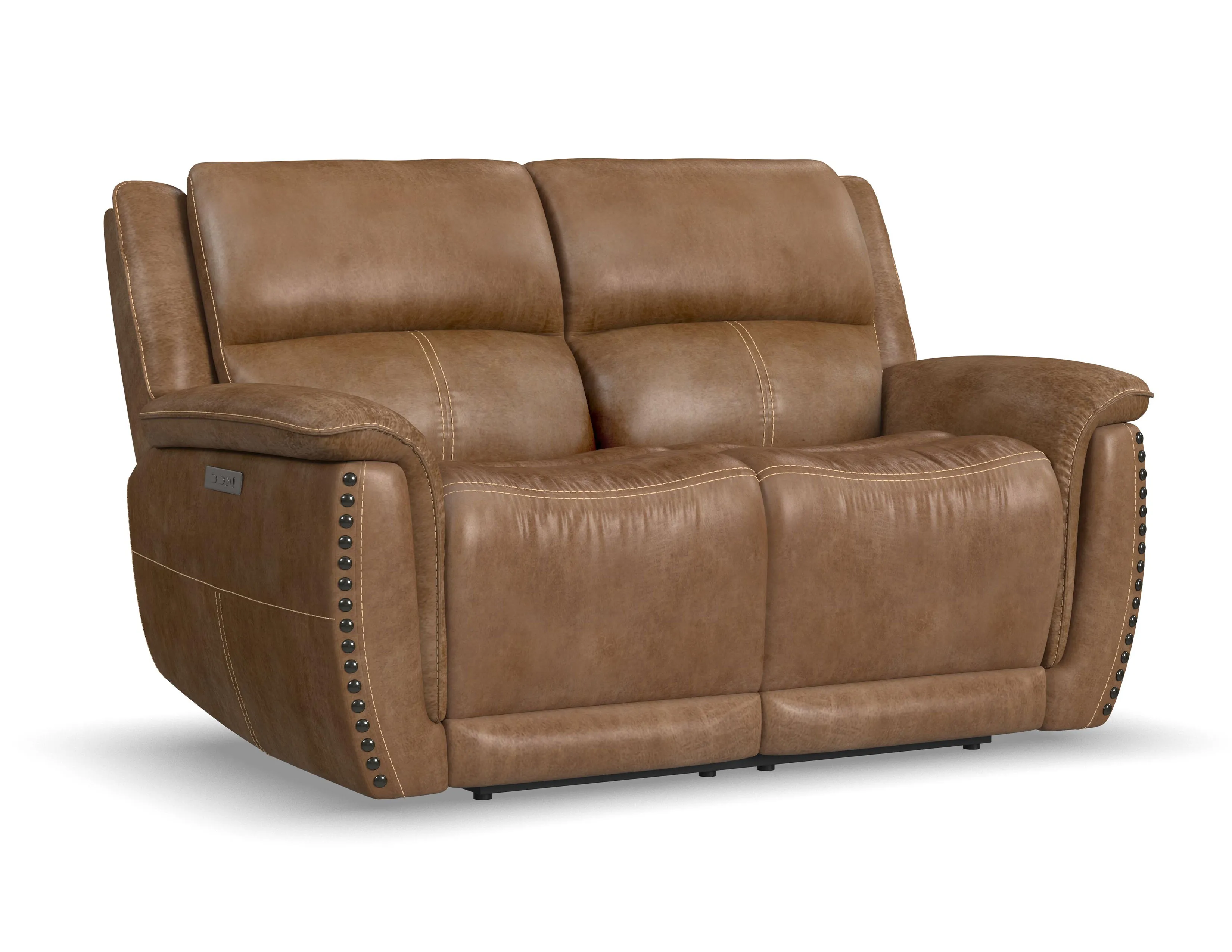 Beau 1011 Power Headrest Power Reclining Console Loveseat (Caramel faux leather fabric) in stock 12 Beau 1011 Power Headrest Power Reclining Console Loveseat (Caramel faux leather fabric) in stock