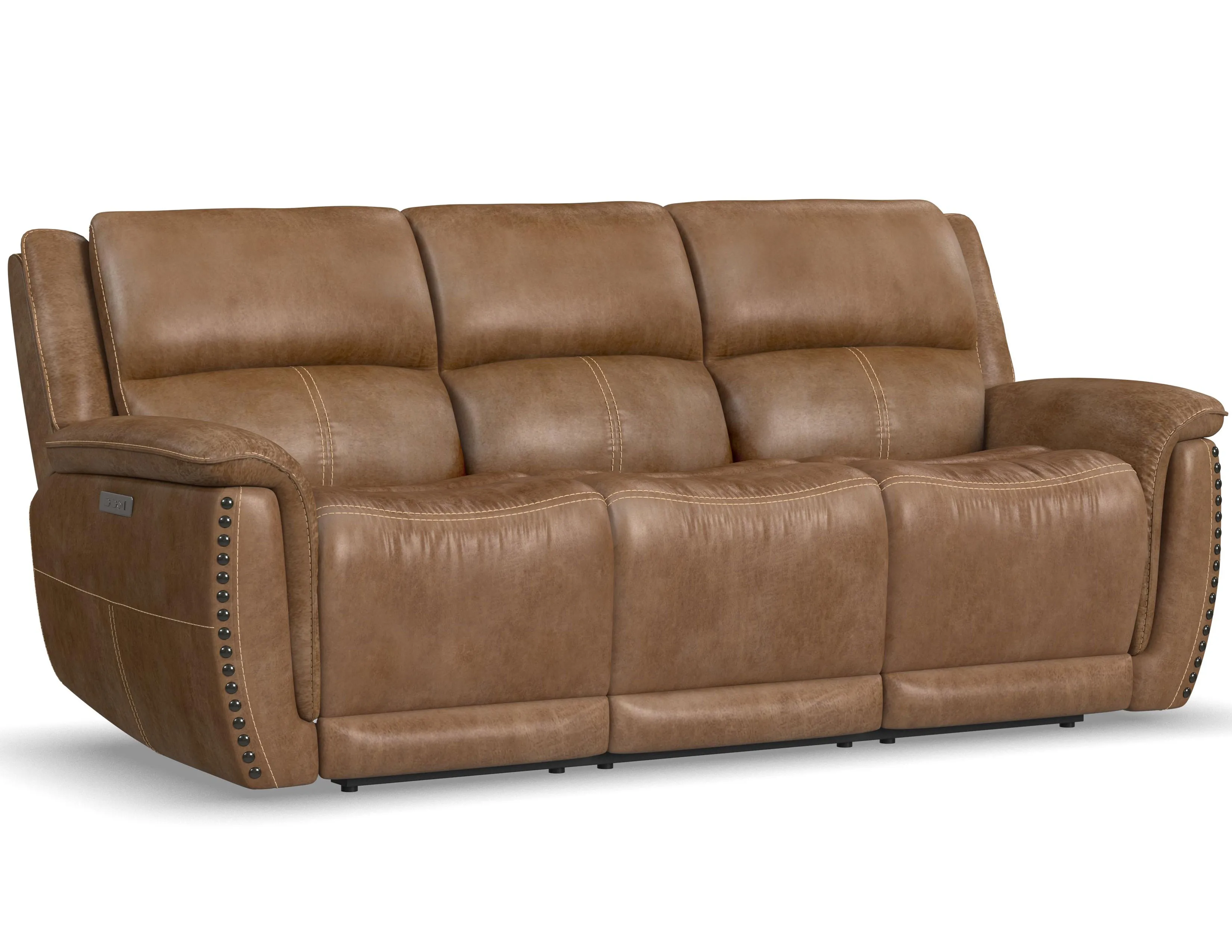 Beau 1011 Power Headrest Power Reclining Console Loveseat (Caramel faux leather fabric) in stock 9 Beau 1011 Power Headrest Power Reclining Console Loveseat (Caramel faux leather fabric) in stock
