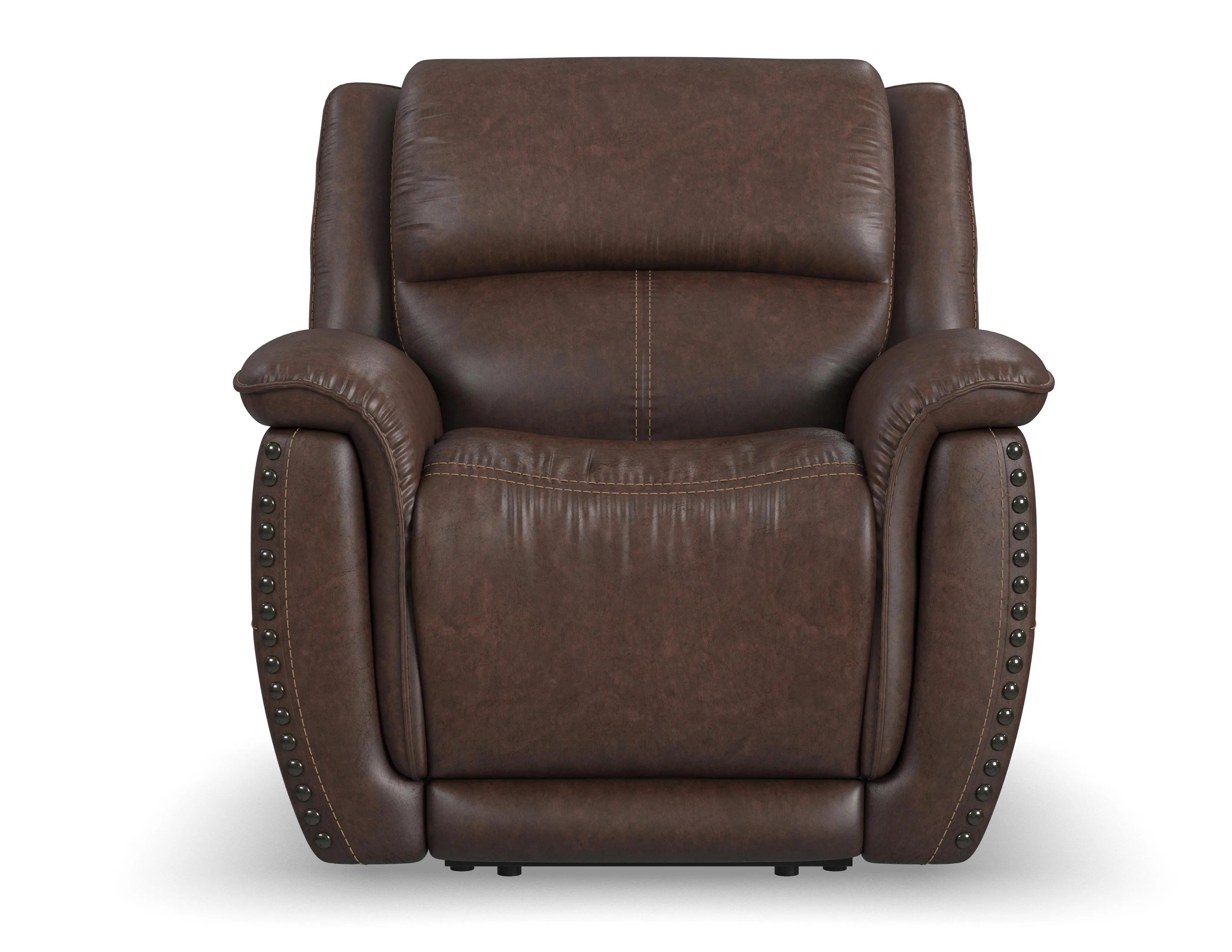 Beau 1011 Power Headrest Power Reclining Console Loveseat (Chocolate faux leather fabric) in stock 13 Beau 1011 Power Headrest Power Reclining Console Loveseat (Chocolate faux leather fabric) in stock