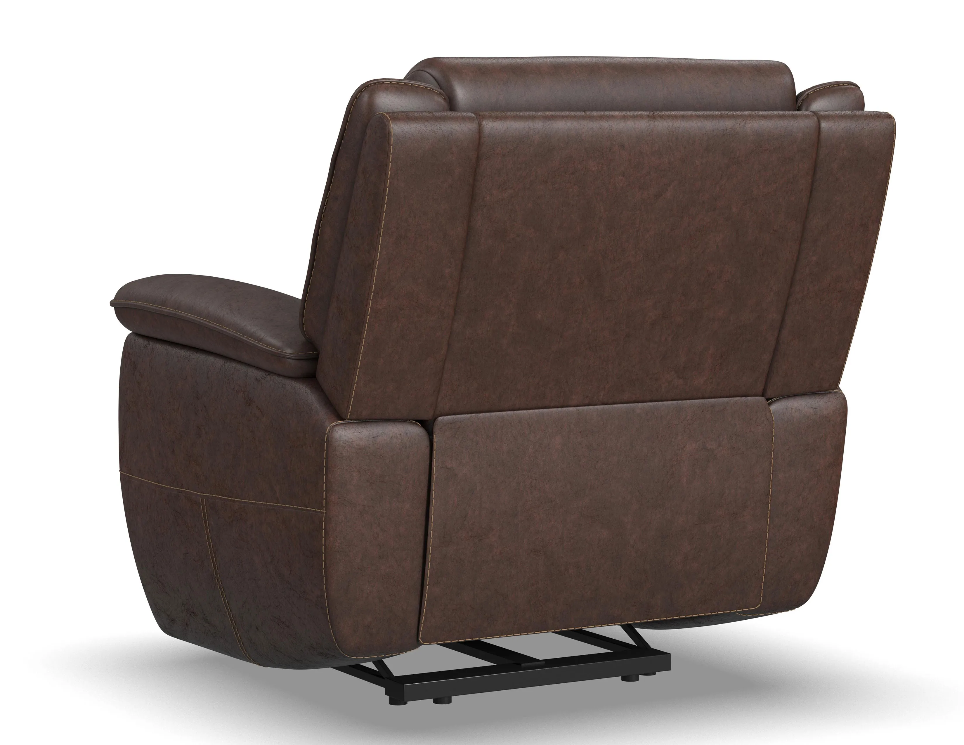 Beau 1011 Power Headrest Power Reclining Console Loveseat (Chocolate faux leather fabric) in stock 15 Beau 1011 Power Headrest Power Reclining Console Loveseat (Chocolate faux leather fabric) in stock