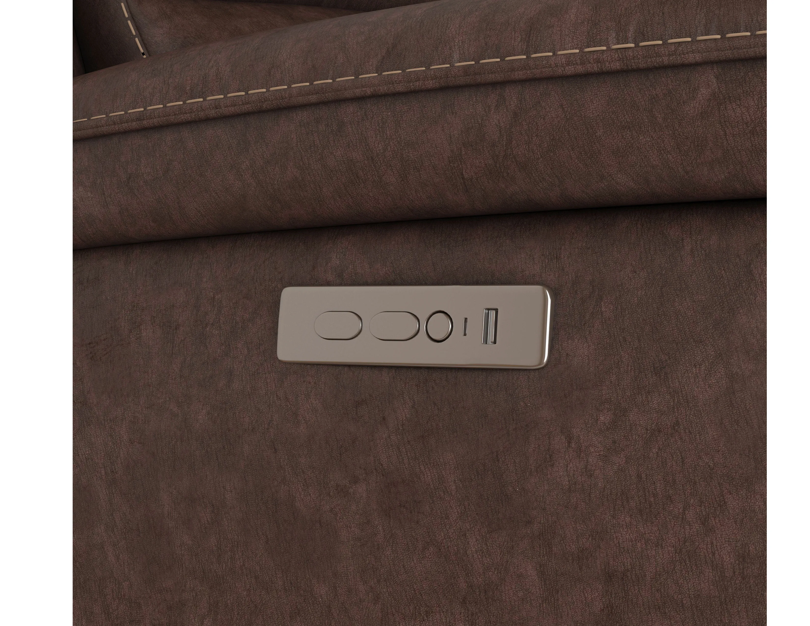 Beau 1011 Power Headrest Power Reclining Console Loveseat (Chocolate faux leather fabric) in stock 16 Beau 1011 Power Headrest Power Reclining Console Loveseat (Chocolate faux leather fabric) in stock