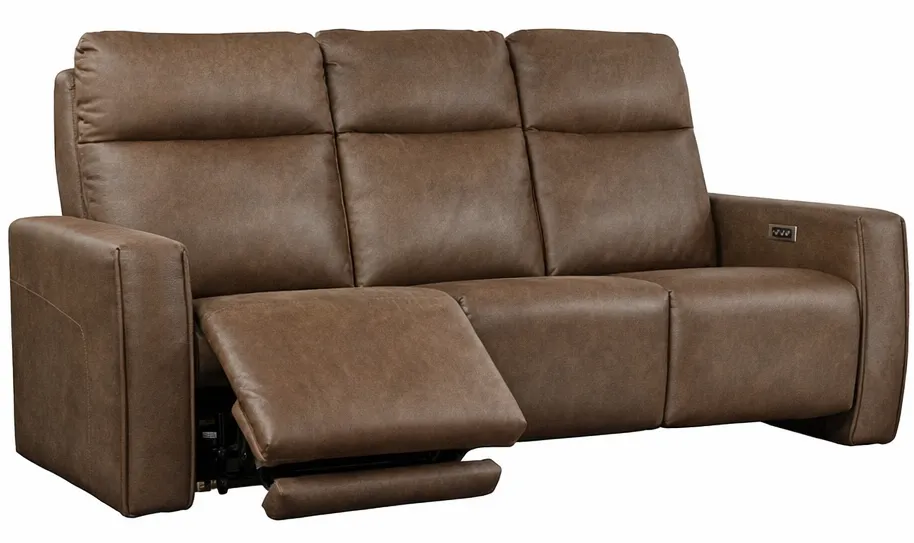 Faith Dual Power Reclining Sofa — Available in Standard & Wide Cushions, 140+ Leather Options, and 79", 83", or 111" Widths 1 Faith Dual Power Reclining Sofa — Available in Standard & Wide Cushions, 140+ Leather Options, and 79", 83", or 111" Widths