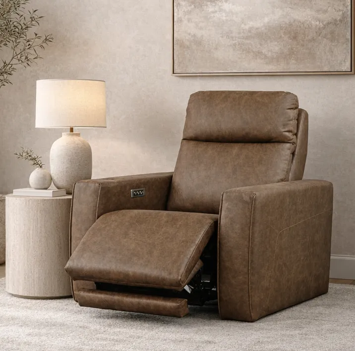 Faith Dual Power Reclining Sofa — Available in Standard & Wide Cushions, 140+ Leather Options, and 79", 83", or 111" Widths 6 Faith Dual Power Reclining Sofa — Available in Standard & Wide Cushions, 140+ Leather Options, and 79", 83", or 111" Widths