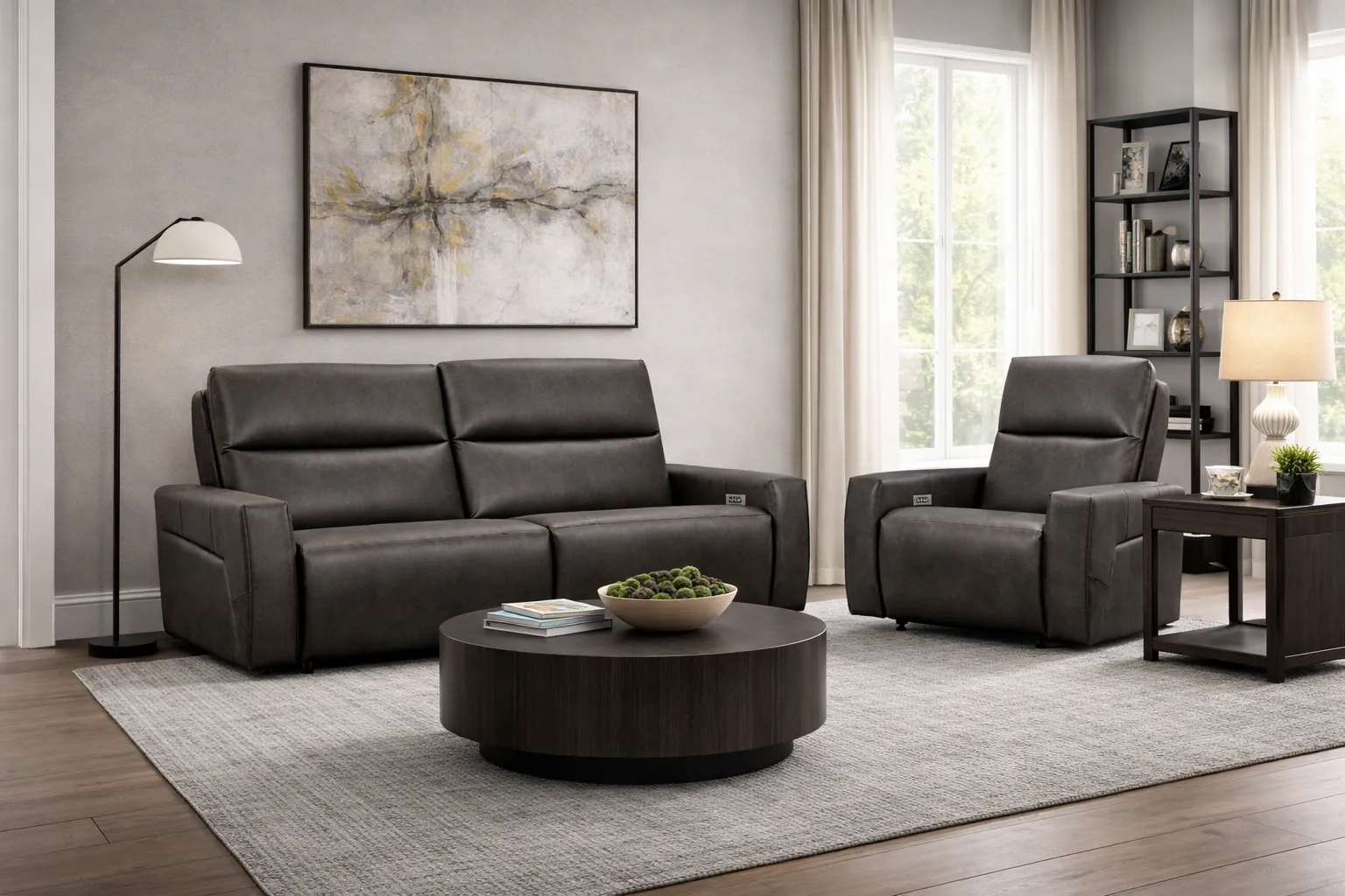 Paxton Reclining Sofa — Available in Standard & Wide Cushions, 140+ Leather Options, and 79", 82", or 111" Widths 27 Paxton Reclining Sofa — Available in Standard & Wide Cushions, 140+ Leather Options, and 79", 82", or 111" Widths