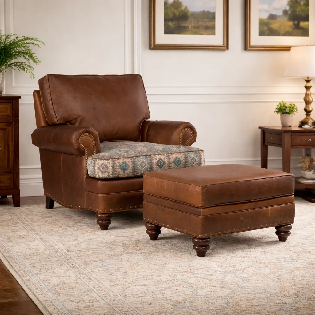 Bradington Young Hoff 880 Loveseat (12 leathers) 14 Bradington Young Hoff 880 Loveseat (12 leathers)
