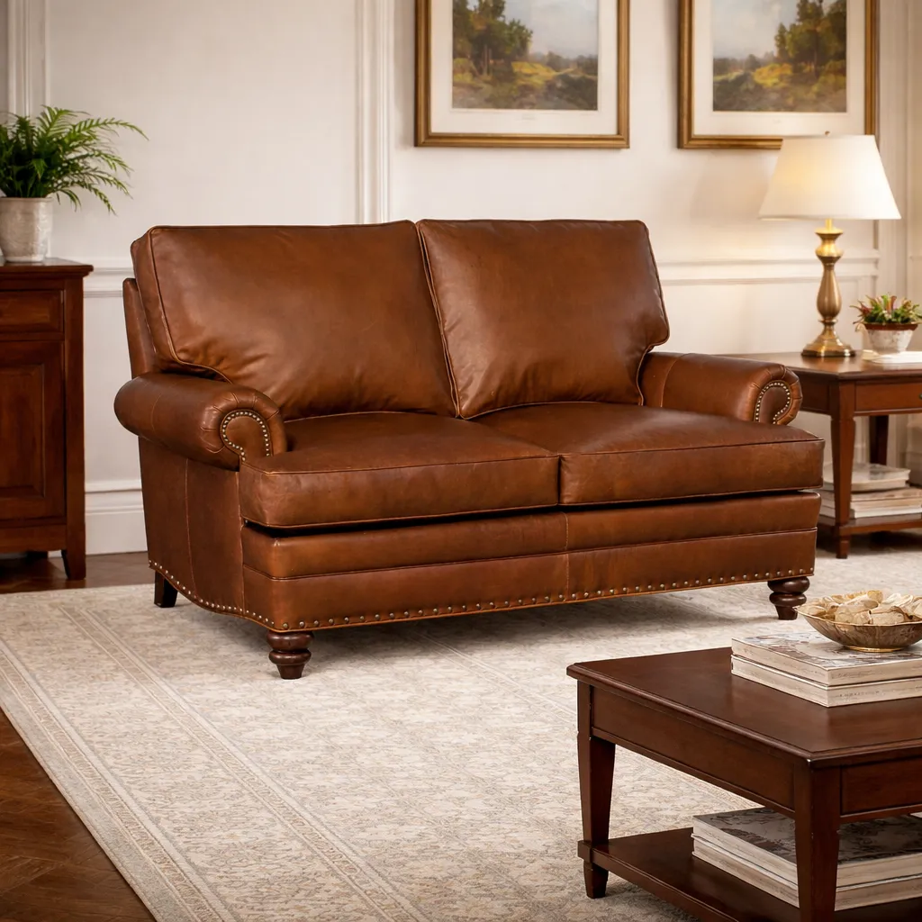 Bradington Young Hoff 880 Loveseat (12 leathers) 4 Bradington Young Hoff 880 Loveseat (12 leathers)