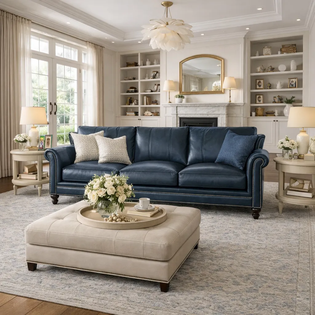Bradington Young Richardson 866 Sofa (12 leathers) 8-Way Hand Tied 4 Bradington Young Richardson 866 Sofa (12 leathers) 8-Way Hand Tied