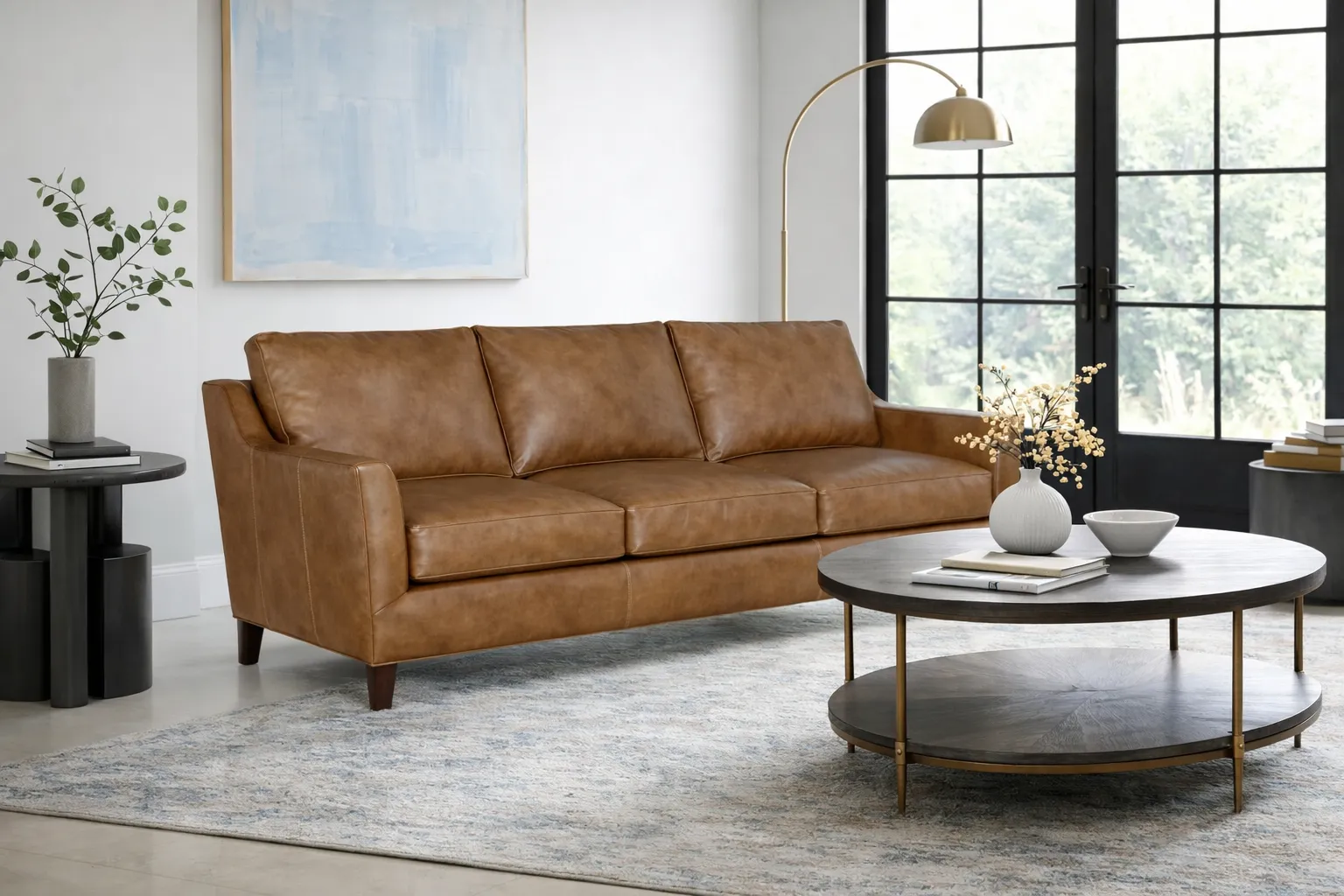 Bradington Young Marleigh 772 Sofa (12 leathers) 8-Way Hand Tied 8 Bradington Young Marleigh 772 Sofa (12 leathers) 8-Way Hand Tied