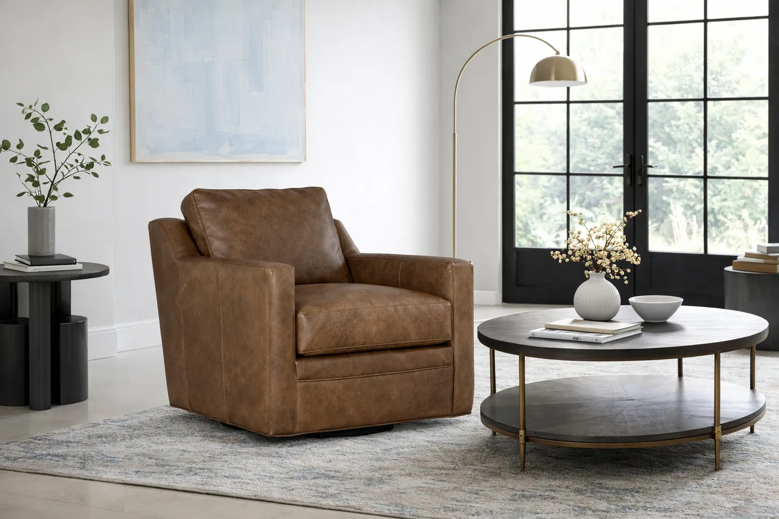 Bradington Young Melville 771 Sofa (12 leathers) 8-Way Hand Tie 10 Bradington Young Melville 771 Sofa (12 leathers) 8-Way Hand Tie
