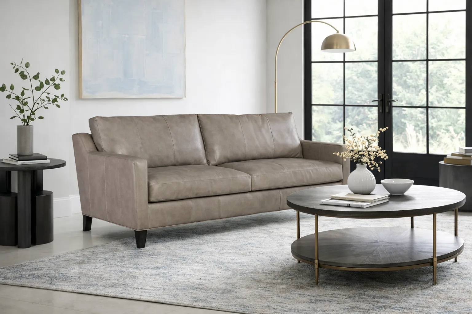 Bradington Young Melville 771 Sofa (12 leathers) 8-Way Hand Tie 5 Bradington Young Melville 771 Sofa (12 leathers) 8-Way Hand Tie