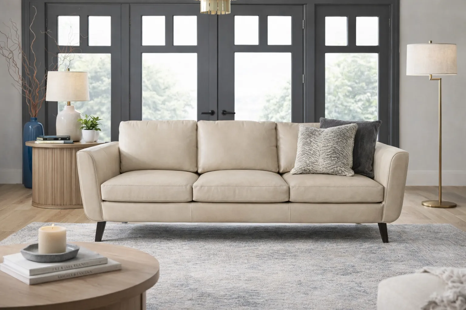 Bradington Young Alora 745 Sofa (12 leathers) 8-Way Hand Tie 9 Bradington Young Alora 745 Sofa (12 leathers) 8-Way Hand Tie