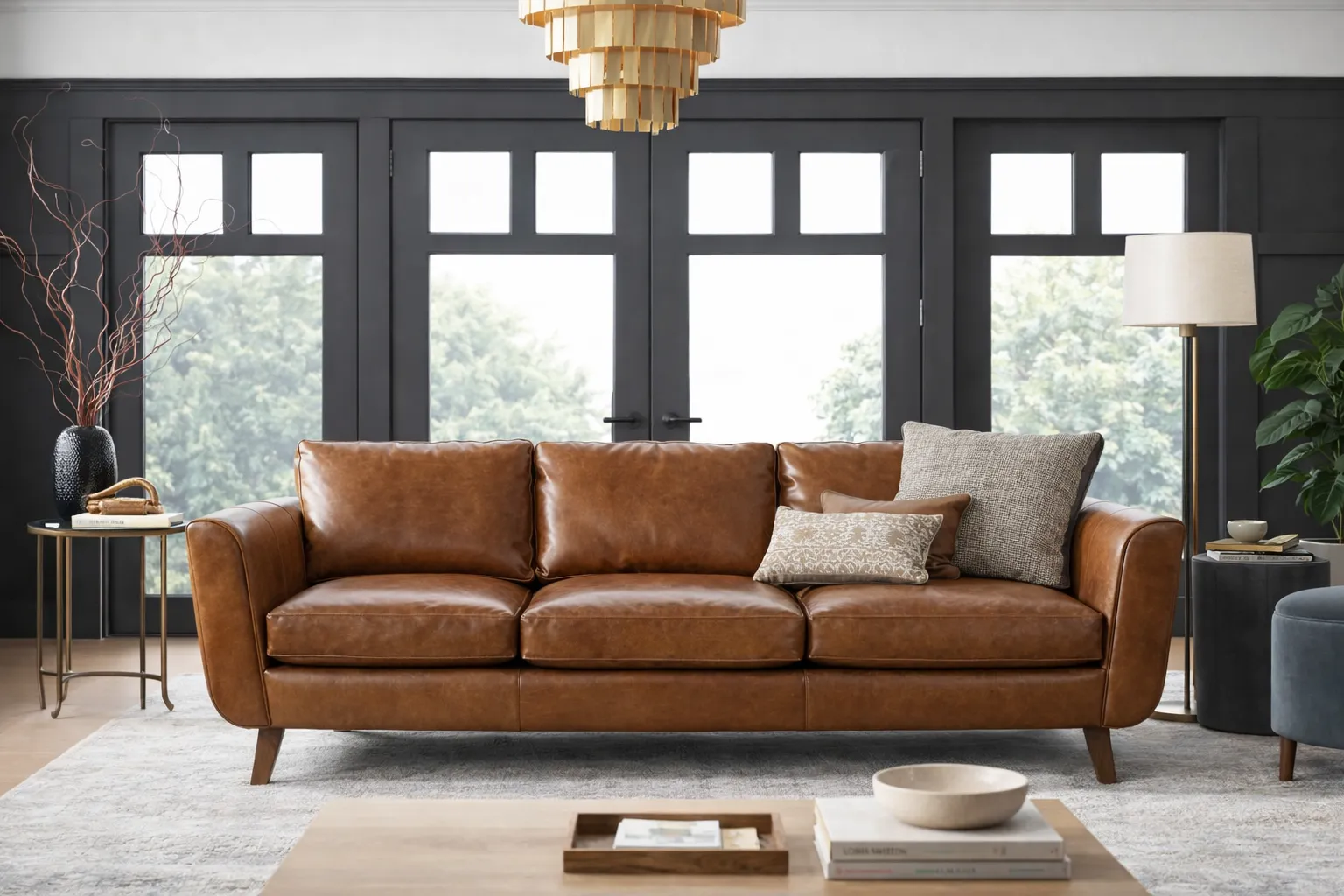Bradington Young Alora 745 Sofa (12 leathers) 8-Way Hand Tied 9 Bradington Young Alora 745 Sofa (12 leathers) 8-Way Hand Tied