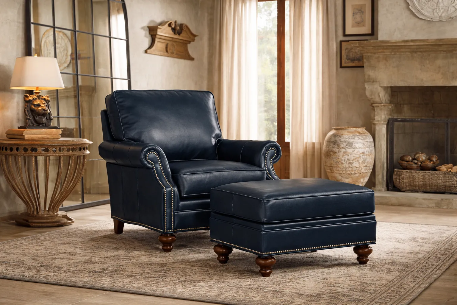 Bradington Young West Haven 759 Sofa (12 leathers) 8-Way Hand Tie 12 Bradington Young West Haven 759 Sofa (12 leathers) 8-Way Hand Tie