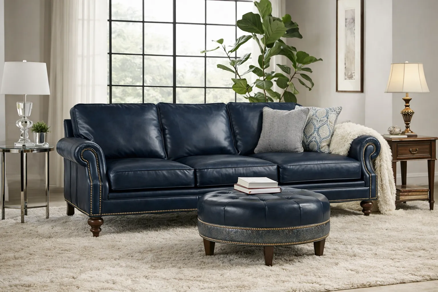 Bradington Young West Haven 759 Sofa (12 leathers) 8-Way Hand Tie 2 Bradington Young West Haven 759 Sofa (12 leathers) 8-Way Hand Tie