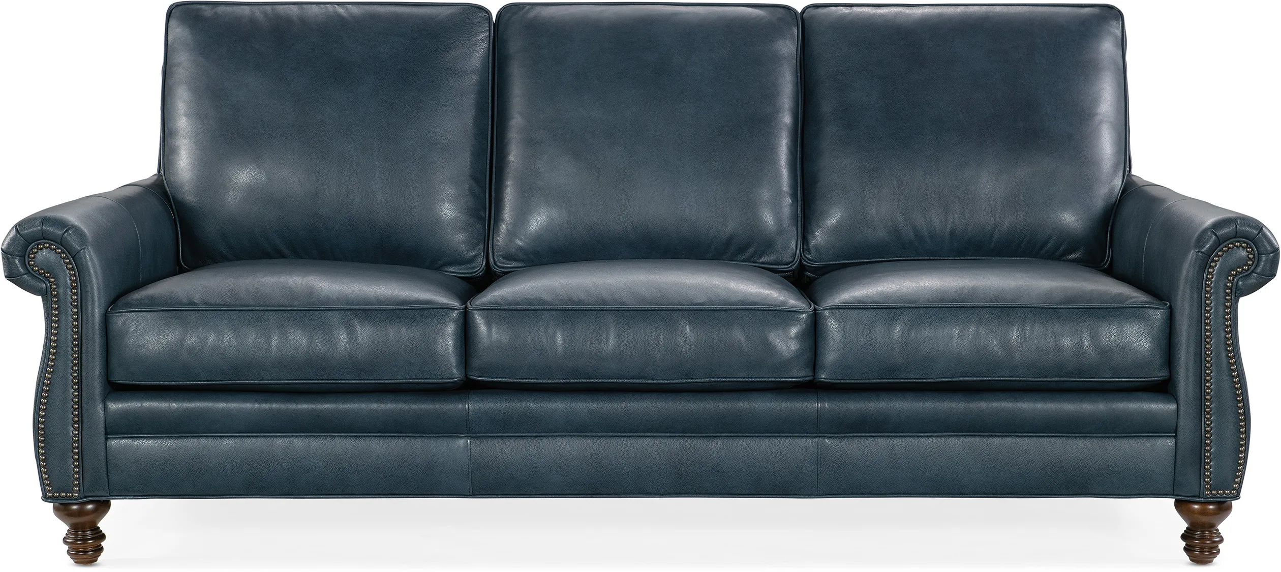 Bradington Young Reddish 579 Sofa (12 leathers) 8-Way Hand Tied 1 Bradington Young Reddish 579 Sofa (12 leathers) 8-Way Hand Tied
