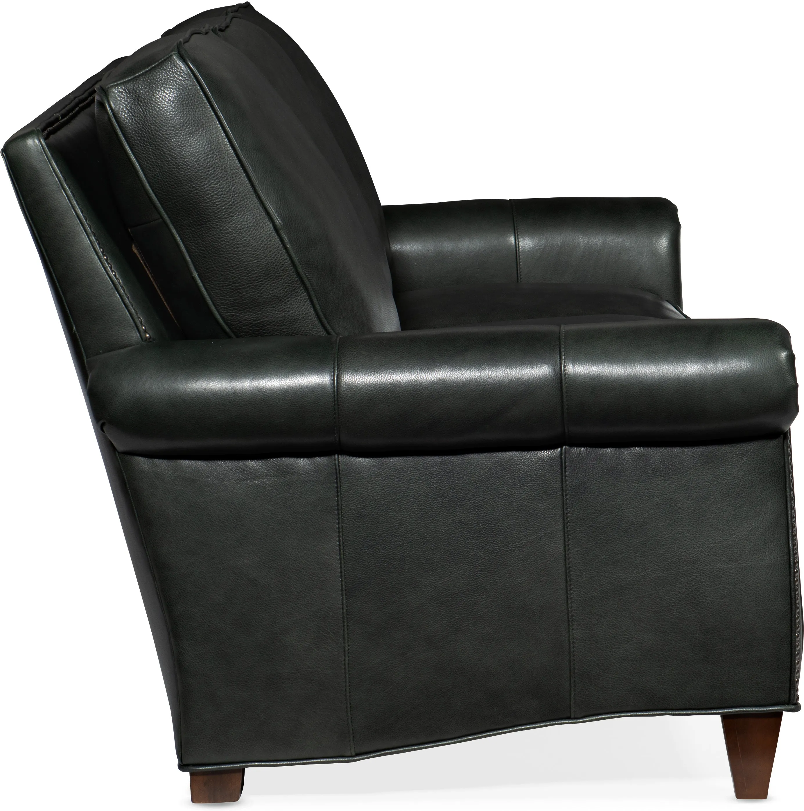 Bradington Young Reddish 579 Sofa (12 leathers) 8-Way Hand Tied 12 Bradington Young Reddish 579 Sofa (12 leathers) 8-Way Hand Tied