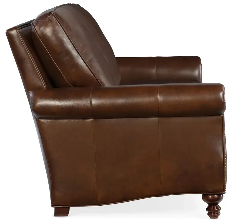 Bradington Young Reddish 579 Sofa (12 leathers) 8-Way Hand Tied 6 Bradington Young Reddish 579 Sofa (12 leathers) 8-Way Hand Tied