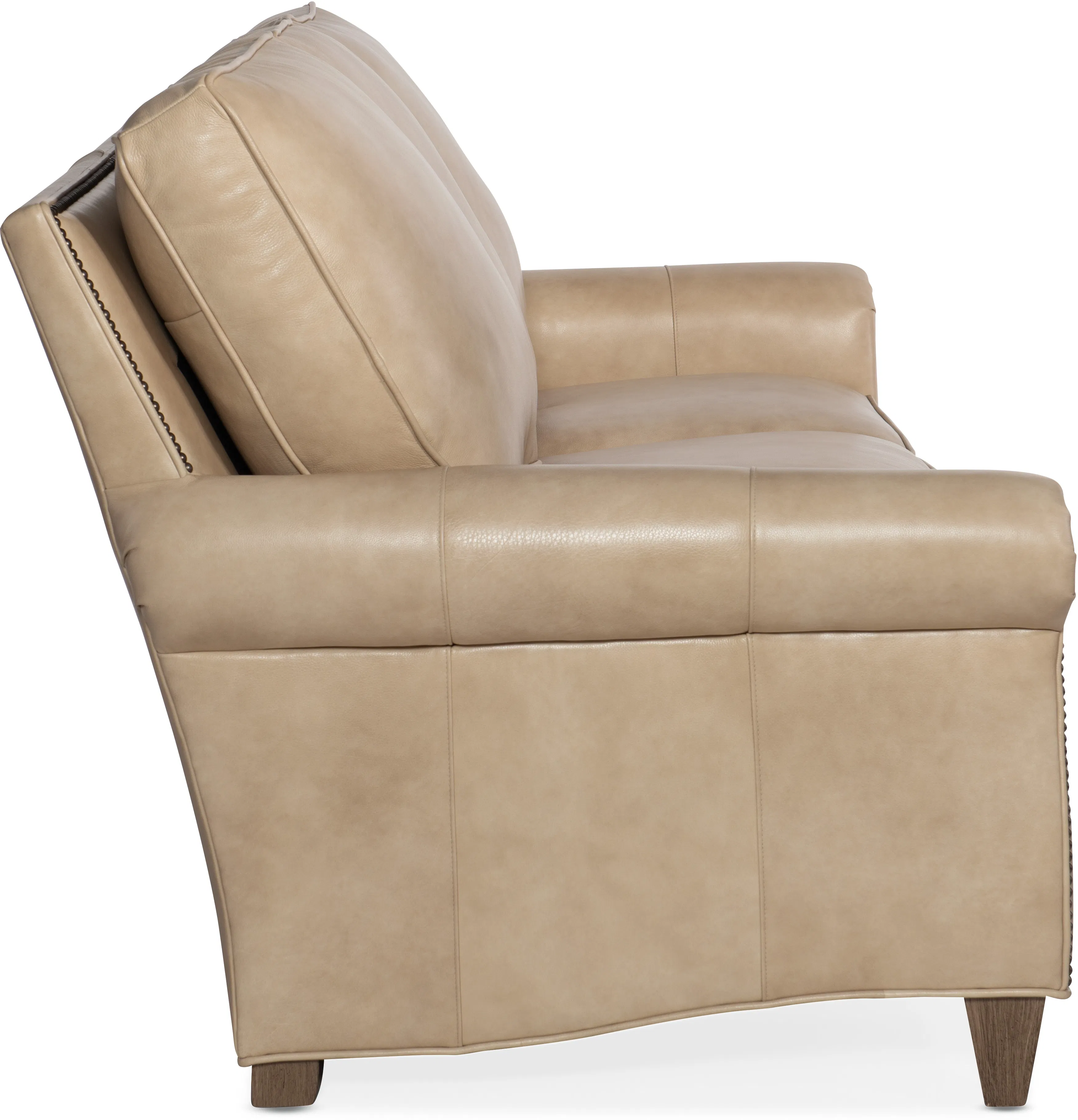 Bradington Young Reddish 579 Sofa (12 leathers) 8-Way Hand Tied 8 Bradington Young Reddish 579 Sofa (12 leathers) 8-Way Hand Tied