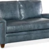 Bradington Young Oliver 448 Loveseat (12 leathers) 8-Way Hand Tied
