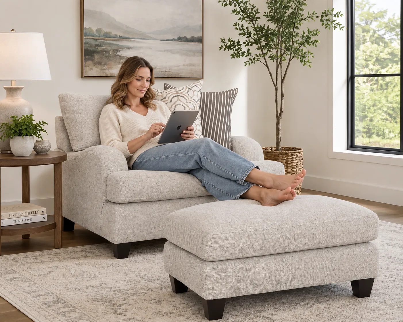 Cambria 93" Sofa (Modern Farmhouse Style. Made for Everyday Comfort) 19 Cambria 93" Sofa (Modern Farmhouse Style. Made for Everyday Comfort)